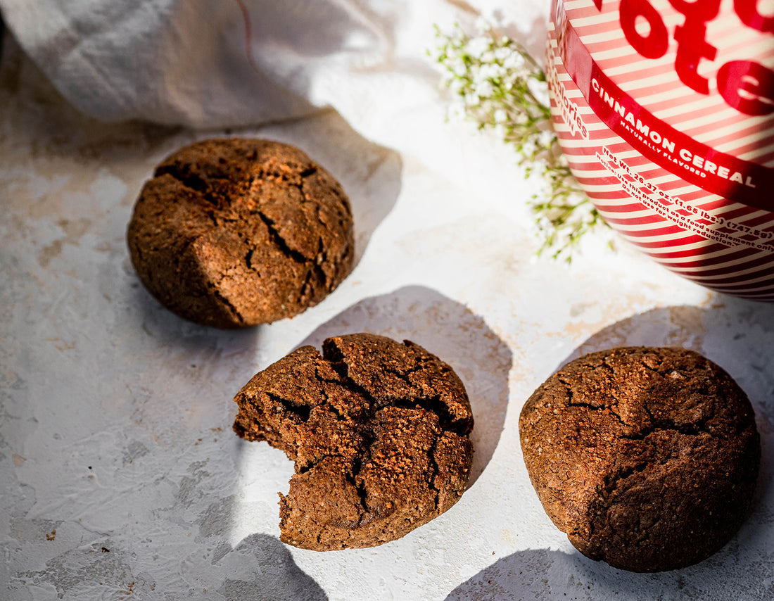 soft gingerbread protein cookies