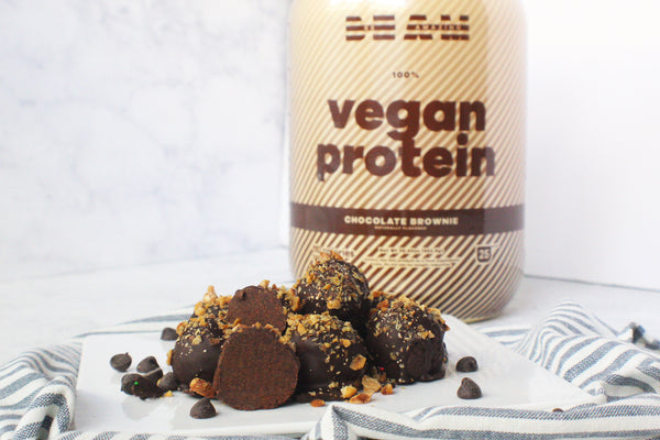 vegan dark chocolate truffles