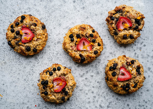 fruity oatmeal cookies whey protein