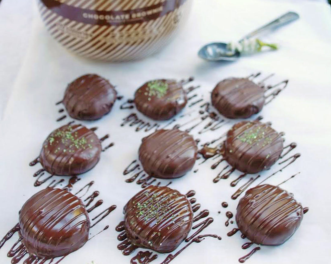 Vegan No-Bake Protein Thin Mints