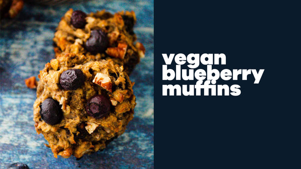 BEAM vegan blueberry muffins