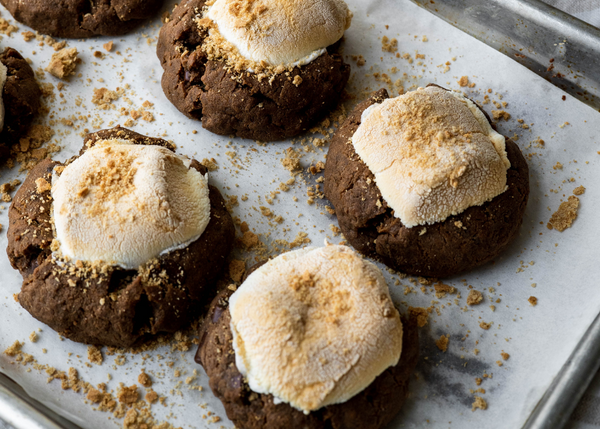 s'mores chocolate cookies