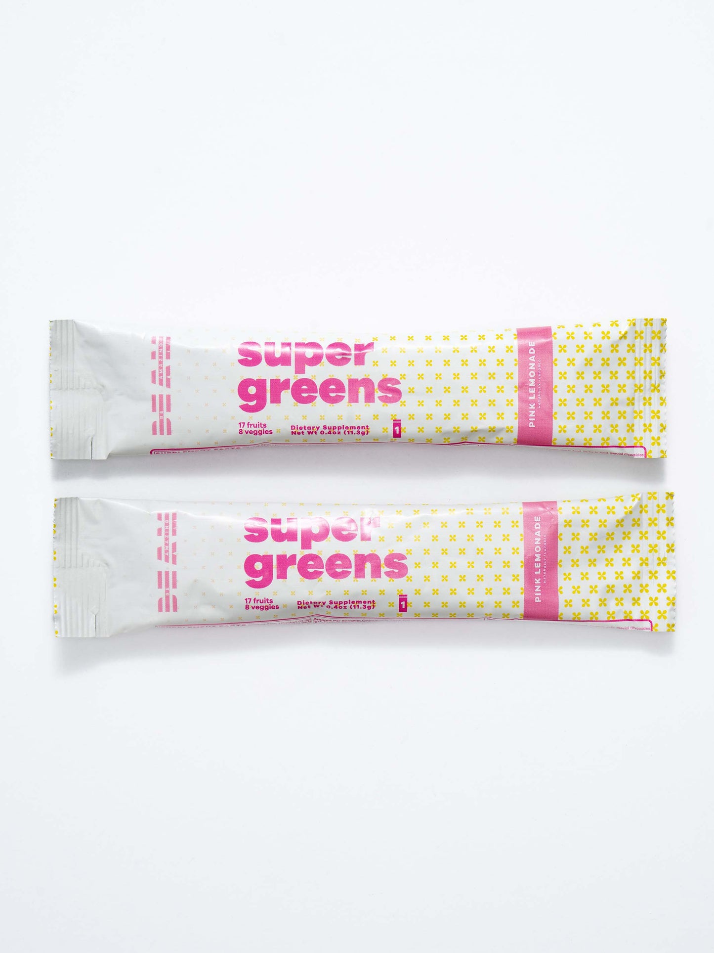 Super Greens Pink Lemaonde BEAM Sample Pack# 1 Serving / Pink Lemonade