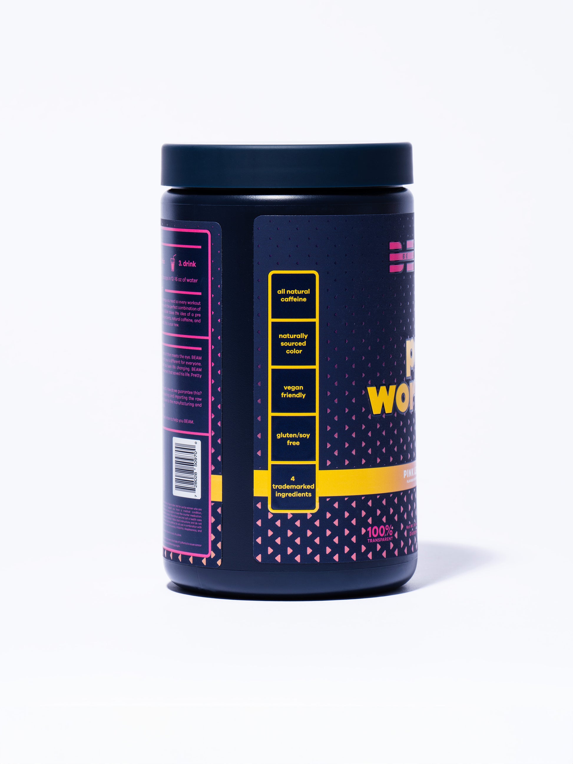 pink lemonade pre workout side#40 Scoops / Pink Lemonade