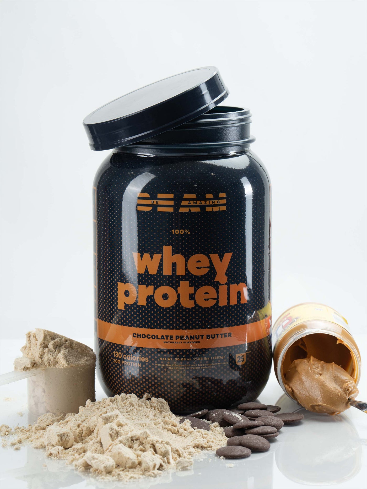 chocolate peanut butter whey protein alternative 2#25 Servings / Chocolate Peanut Butter