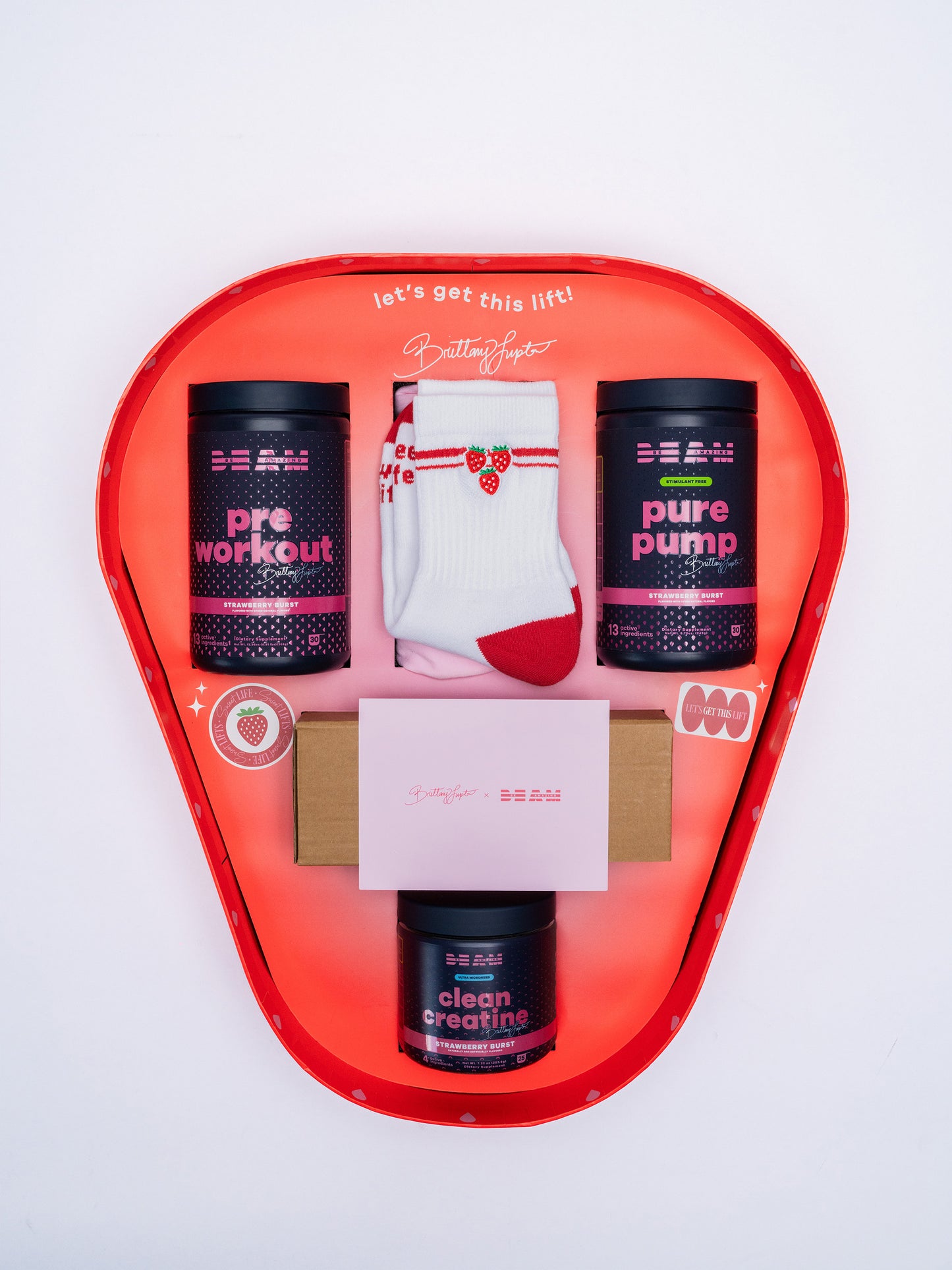 be amazing x brittany lupton strawberry PR box