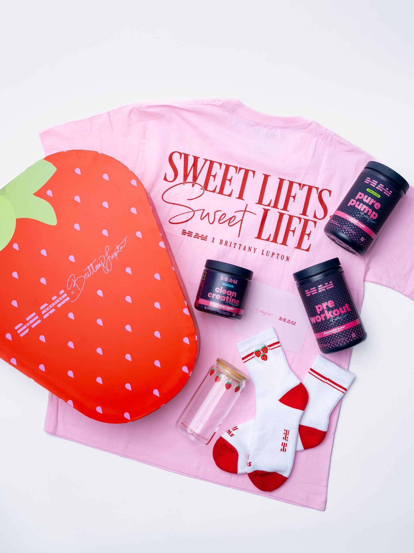 be amazing x brittany lupton strawberry PR box