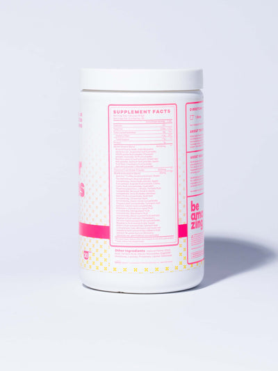 beam be amazing pink lemonade super greens side 2# 30 Servings / Pink Lemonade