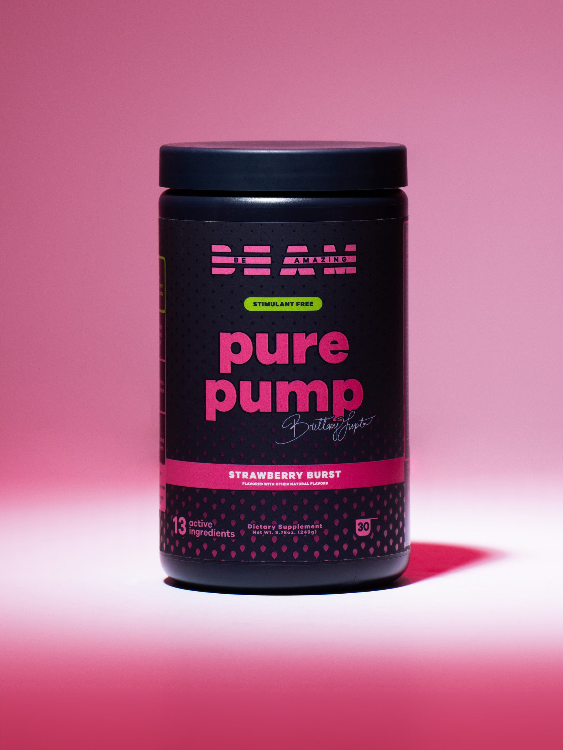 Pure Pump Strawberry Burst Front beam be amazing#30 Scoops / Strawberry Burst