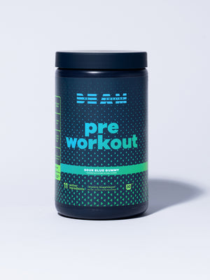 Sour Blue Gummy Pre Workout Front#40 Scoops / Sour Blue Gummy