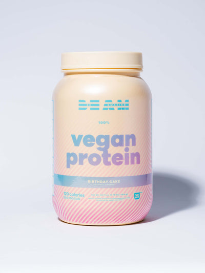 Birthday Cake Vegan Protein Front#25 Servings / Birthday Cake (Limited Edition)