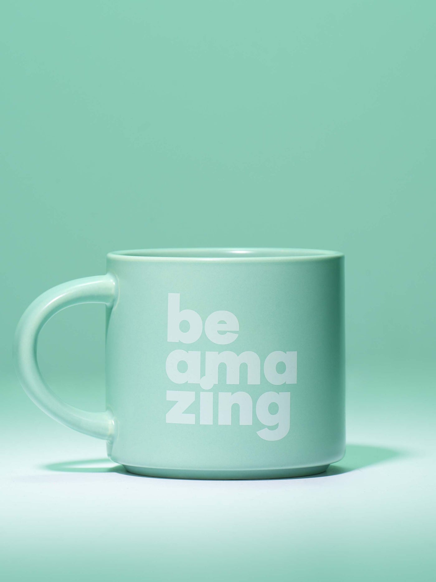 beam be amazing mug