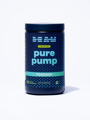 Pure Pump Sour Blue Gummy Front beam be amazing#30 Scoops / Sour Blue Gummy