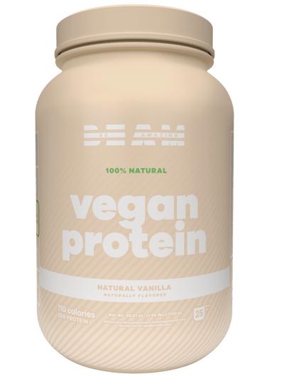 Natural Vanilla Vegan Protein # 25 Servings / Natural Vanilla