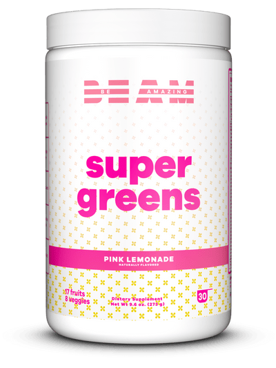 beam be amazing pink lemonade super greens# 30 Servings / Pink Lemonade