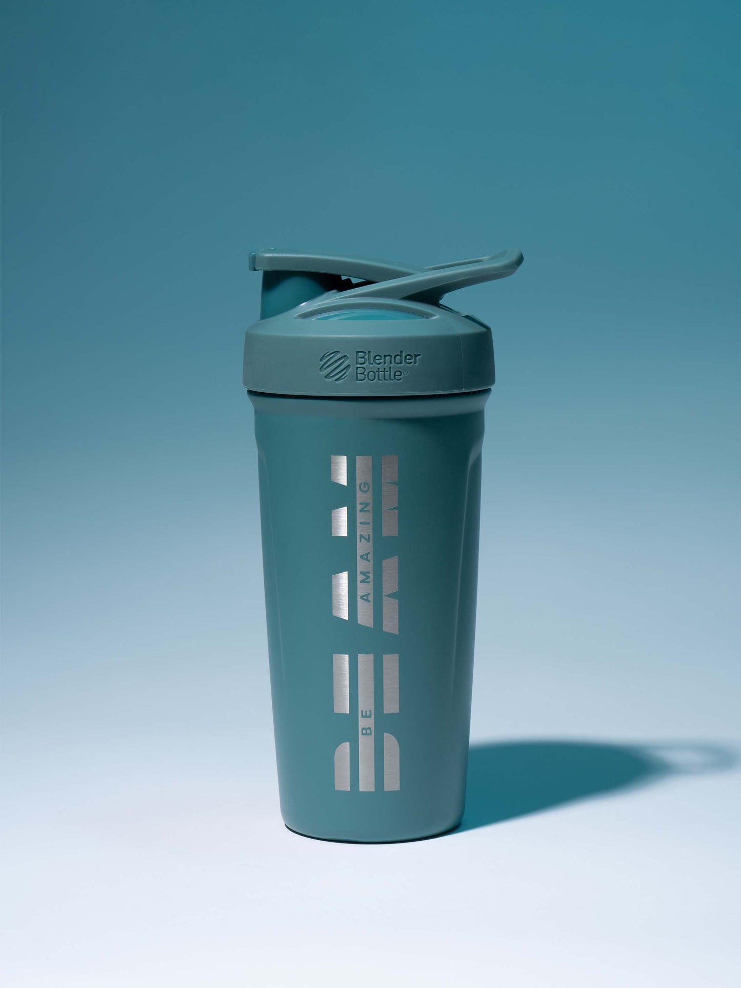 hyper jade metal blender bottle by beam be amazing alternative# 24 oz / Jade