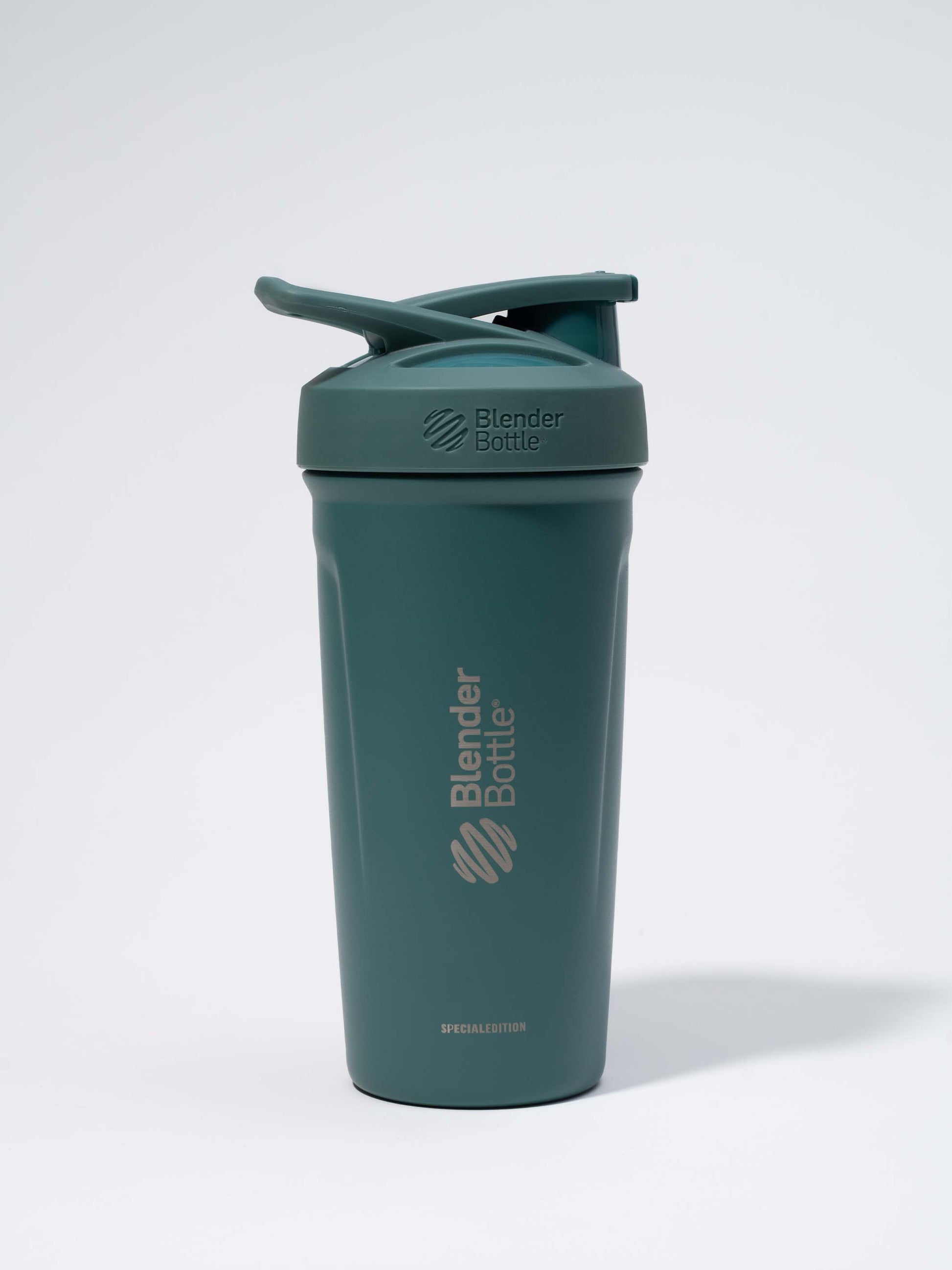 hyper jade metal blender bottle by beam be amazing back# 24 oz / Jade