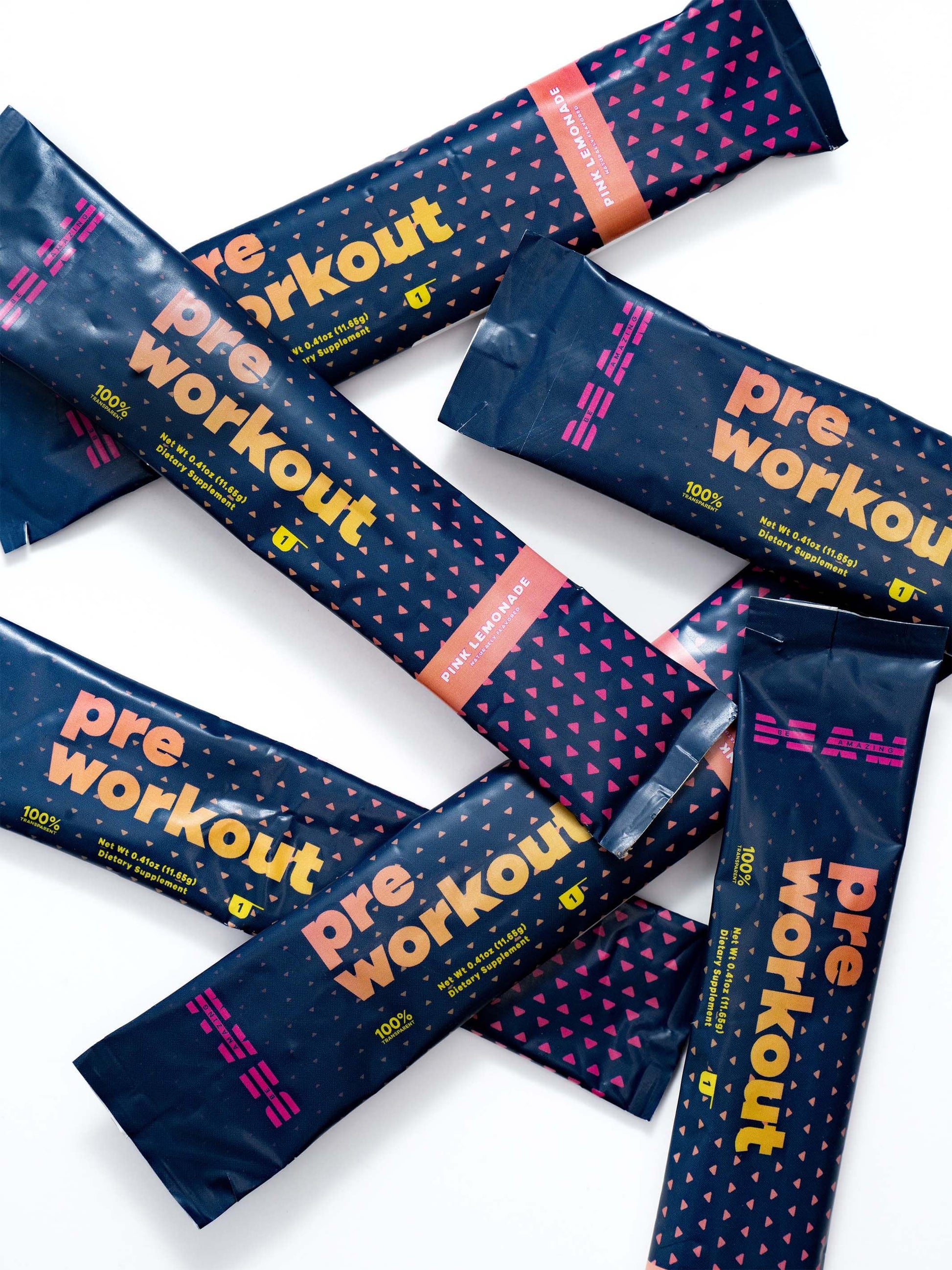 Pre Workout Pink Lemonade BEAM Sample Pack# 1 Serving / Pink Lemonade