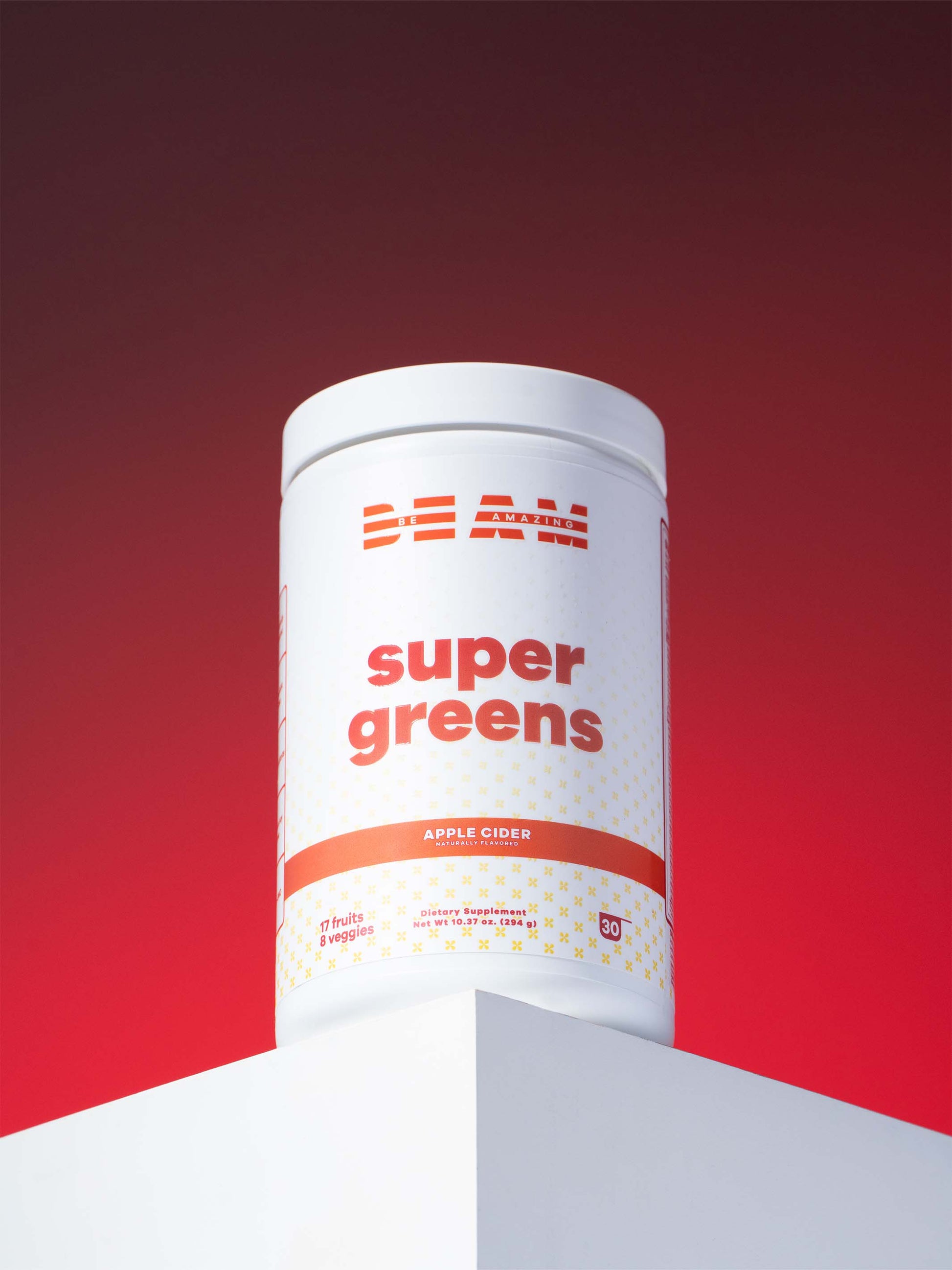 BEAM Super Greens Apple Cider Lifestyle 2#30 Servings / Apple Cider