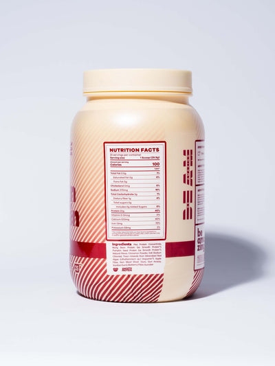 beam vegan protein cinnamon cereal best tasting vegan protein side 2# 25 Servings / Cinnamon Cereal