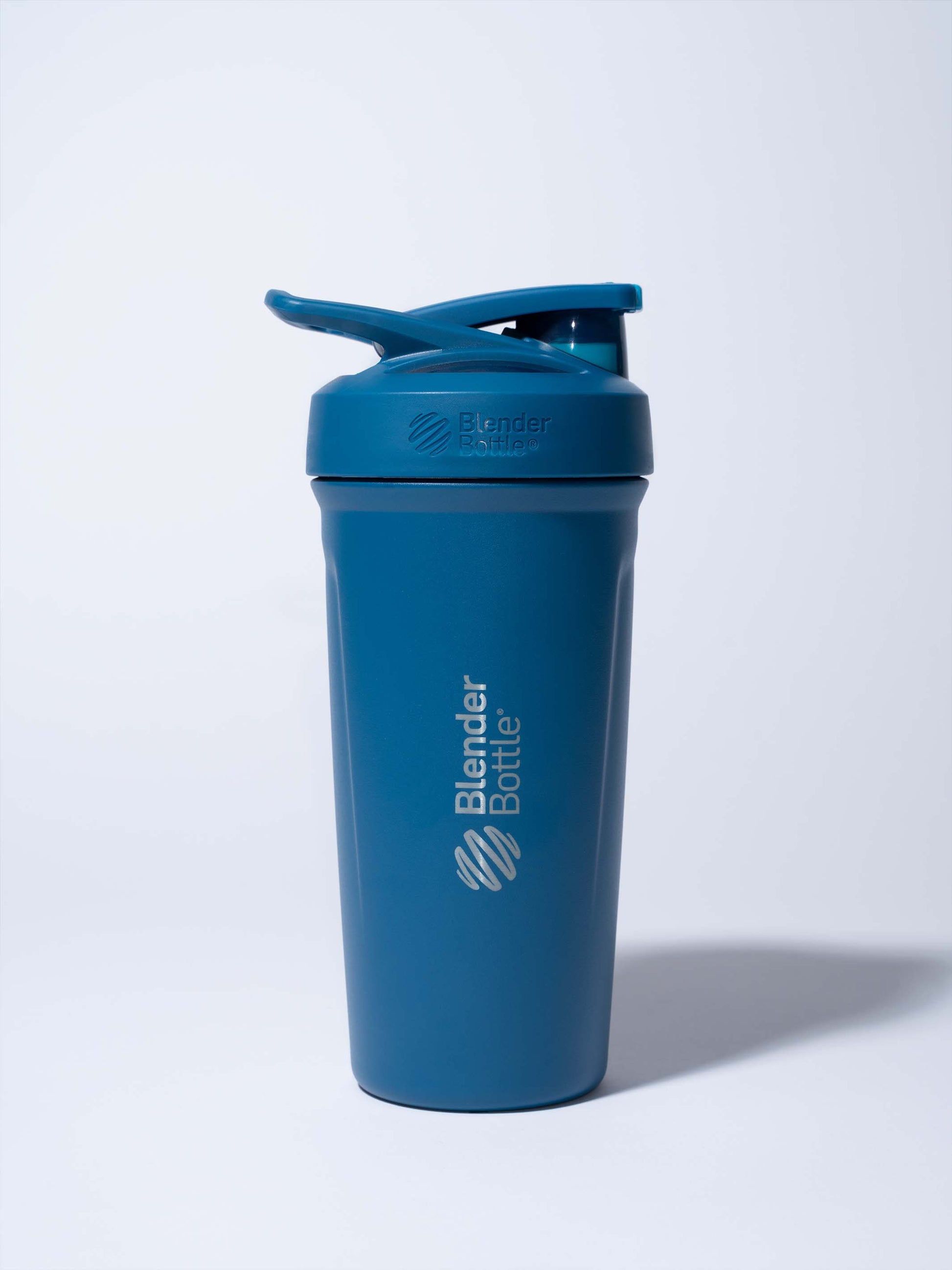 ocean blue metal blender bottle by beam be amazing# 24 oz / Ocean Blue