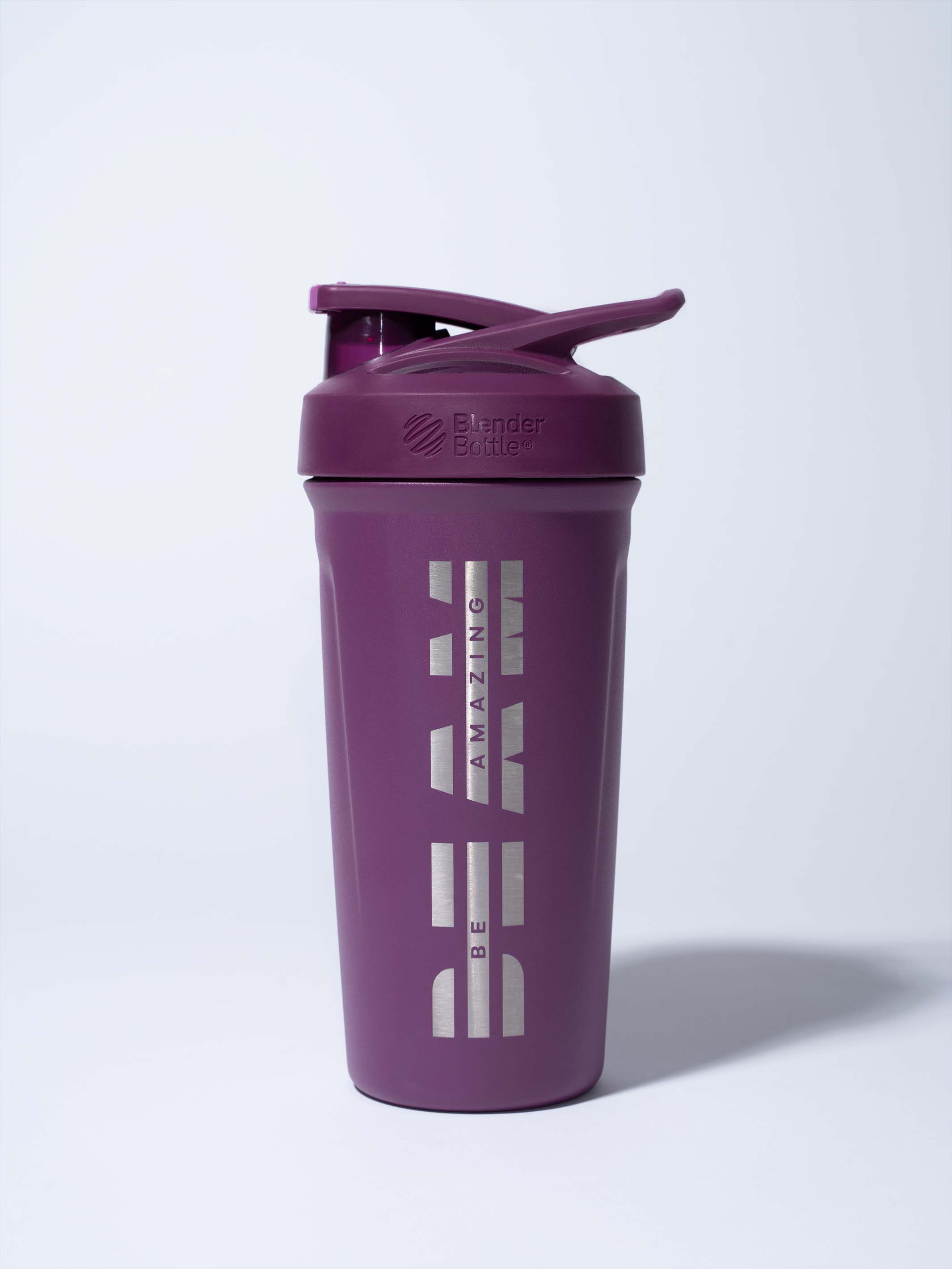 lavender metal blender bottle by beam be amazing# 24 oz / Lavender